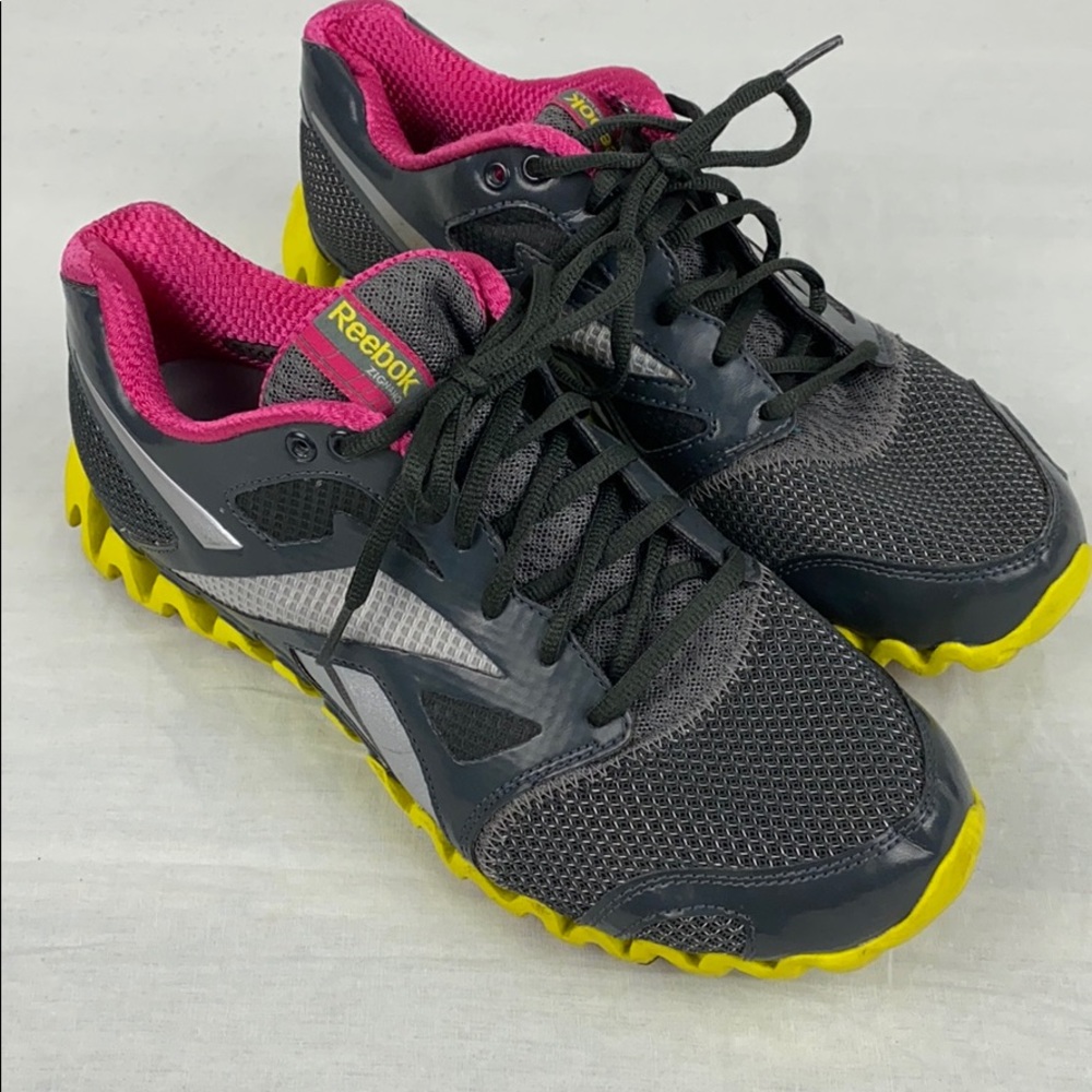 Reebok Zig Nano Pink and Yellow